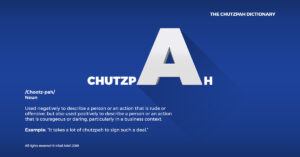 The Chutzpah Dictionary's Five Signature Business Principles